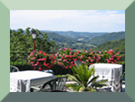 Vue de l'entre de l'hotel!